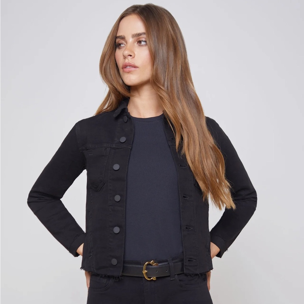 Janelle Jacket in Saturated Black by L'AGENCE